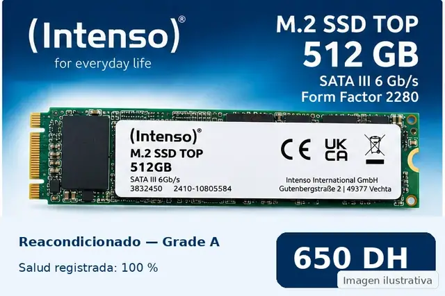 Intenso M.2 SSD TOP 512GB SATA