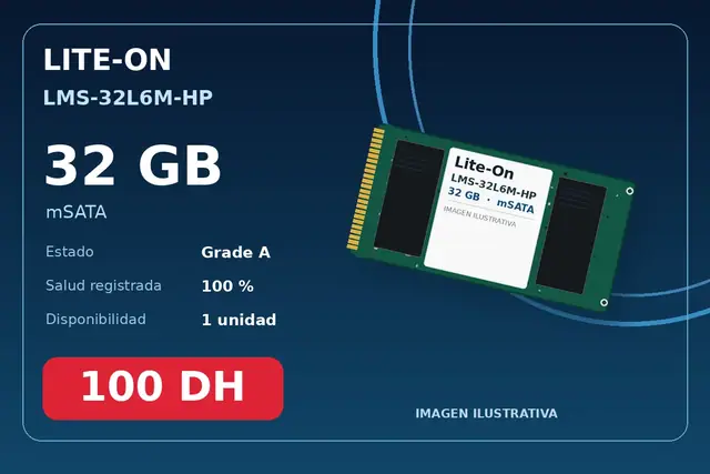 Lite-On LMS-32L6M-HP 32GB mSATA